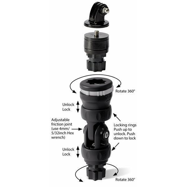 Railblaza kamera stativ med R-Lock