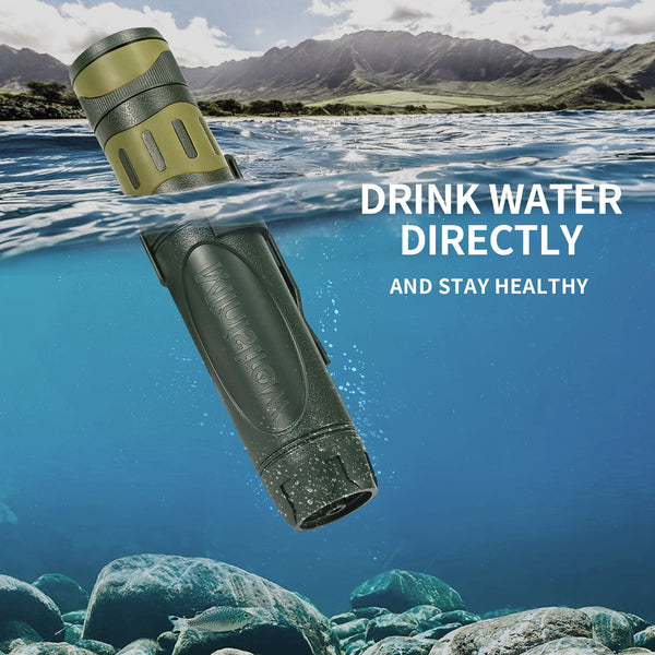Water filter Eco portable - for hiking and emergency use