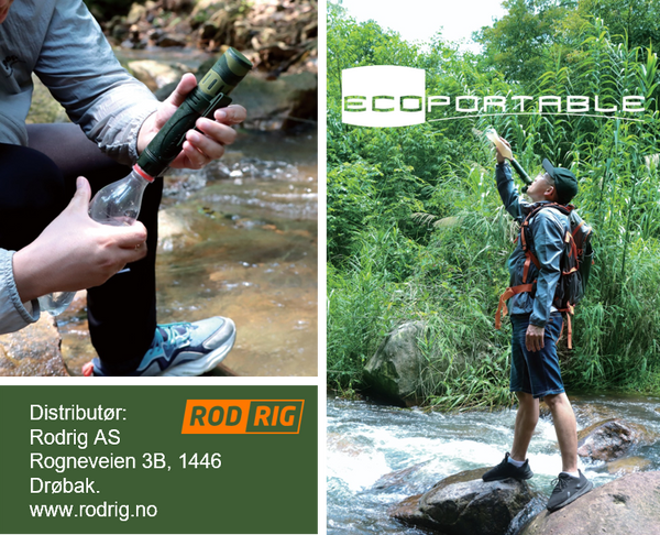 Water filter Eco portable - for hiking and emergency use
