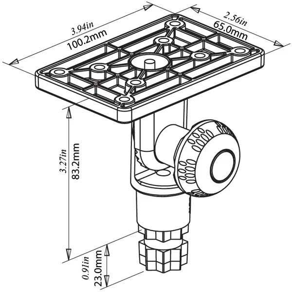 Railblaza Adjustable Platform Black