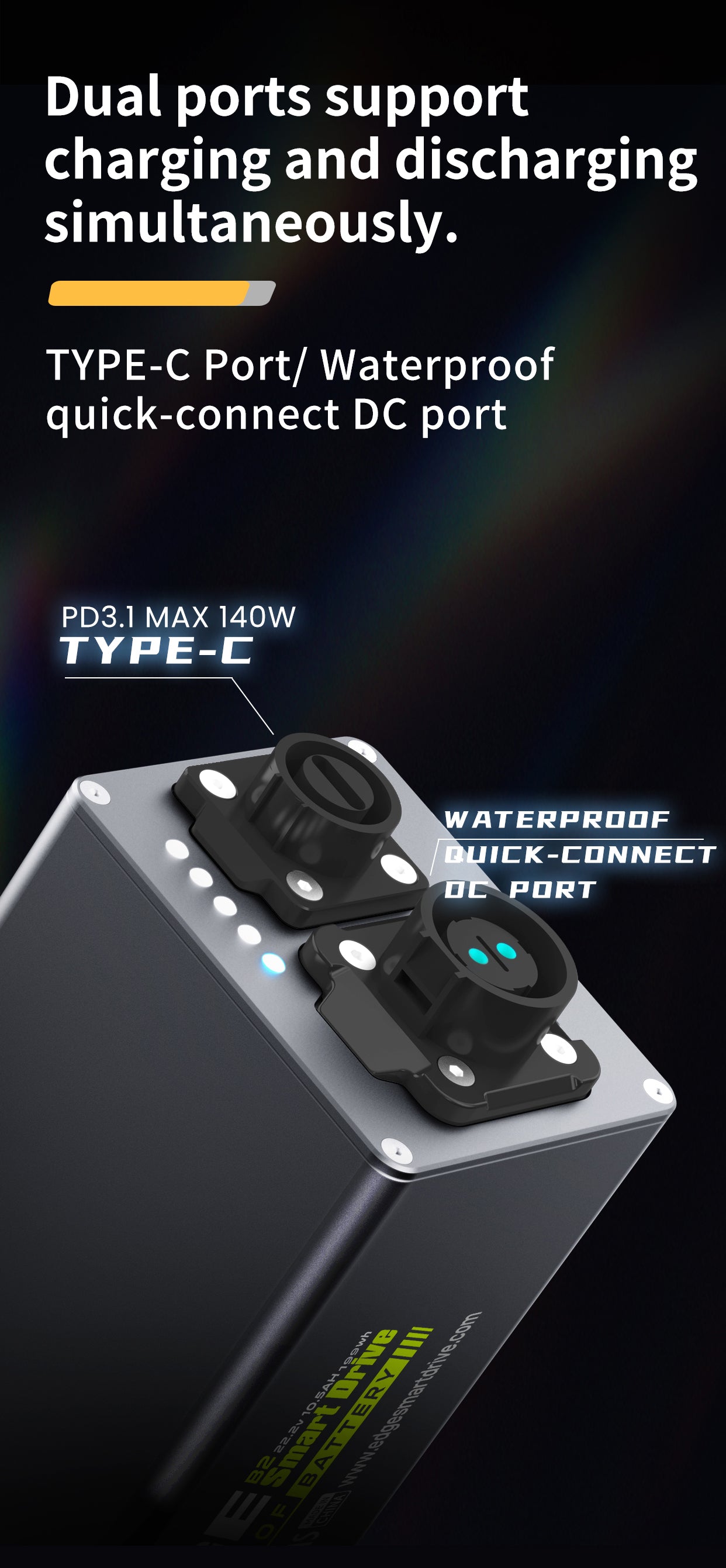EDGE Batterier for K4C Cruise