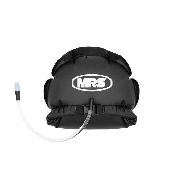 Vannfylt fotstøtte for packraft