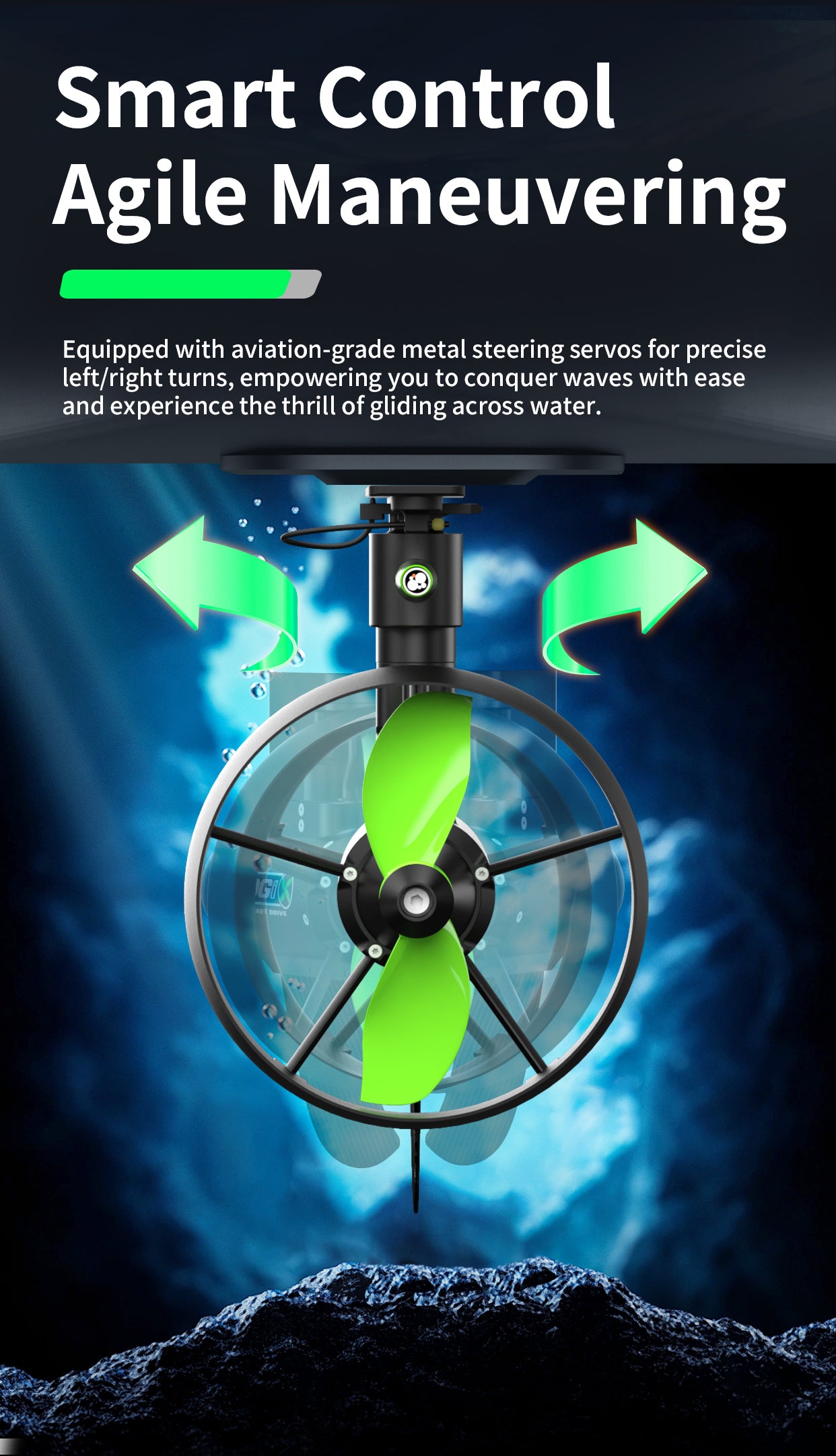 EDGE K4 electric motor for SUP and kayak