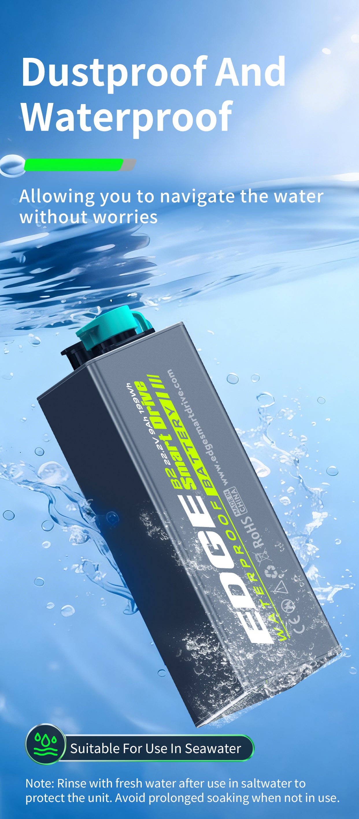 EDGE K4 electric motor for SUP and kayak